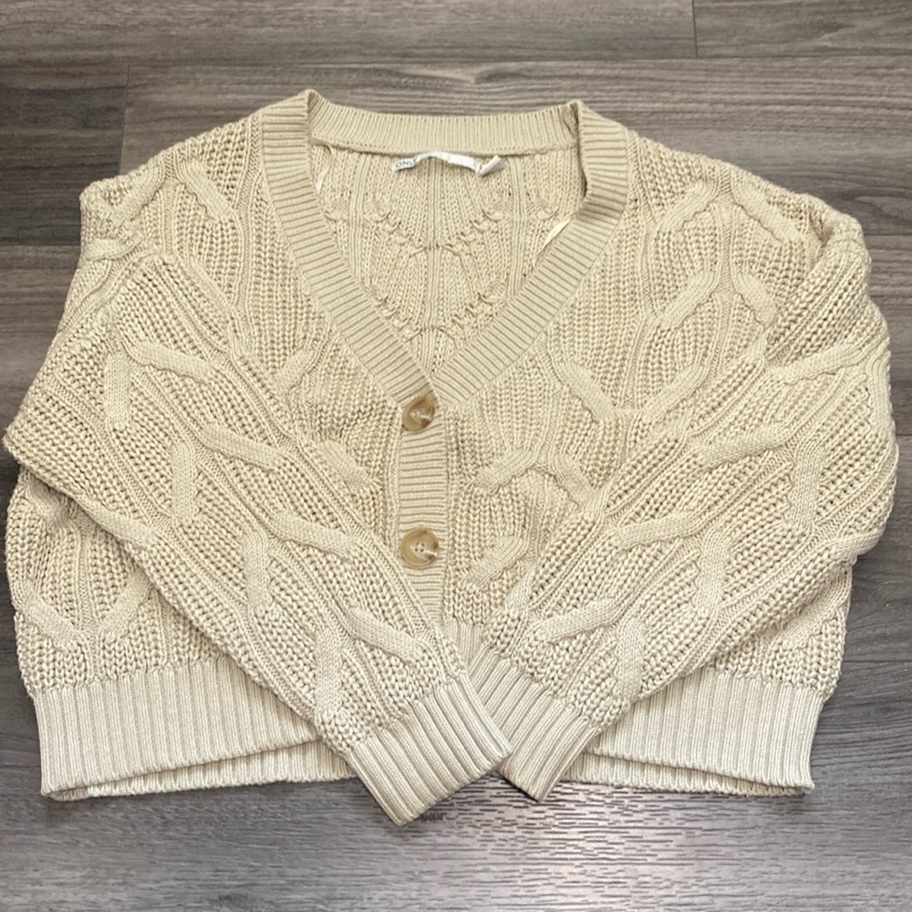 Beige cardigan